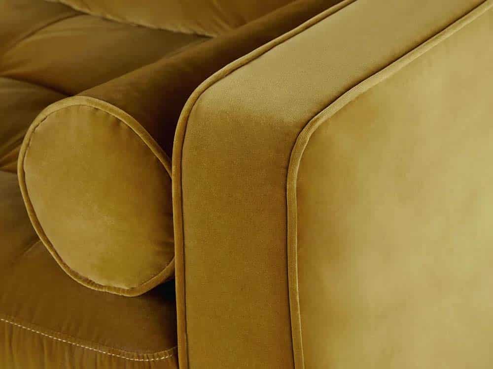 Gold Velvet Sofa for Hire