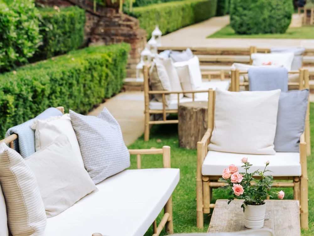 Bamboo Sofa for Hire Devon, Somerset, South West