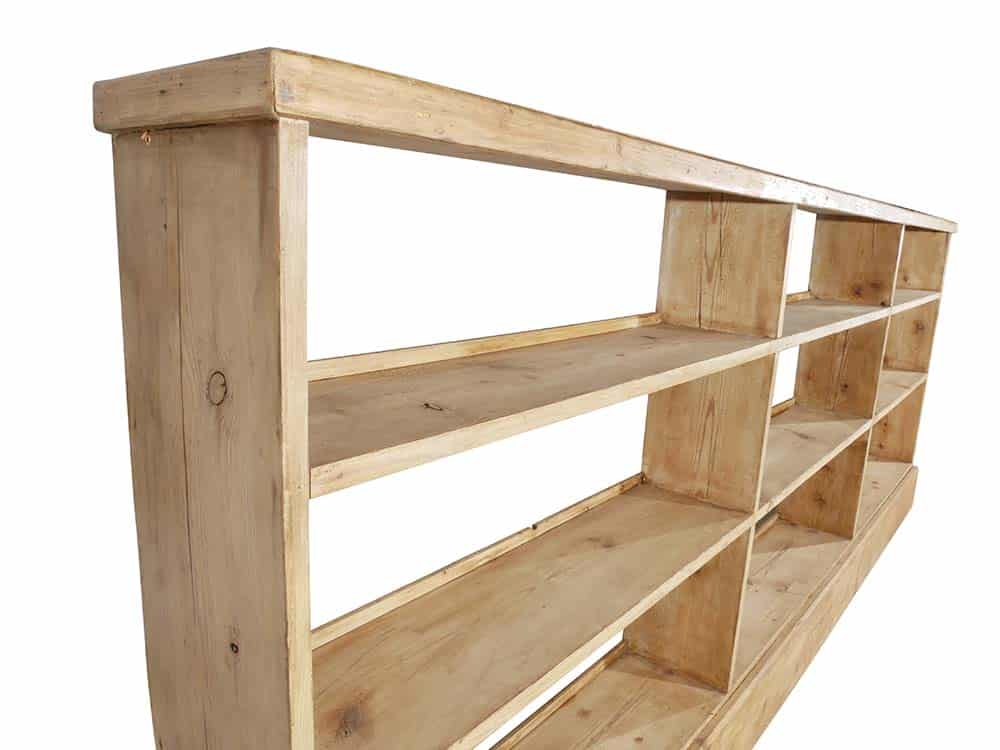 Antique Pine Shelving for hire