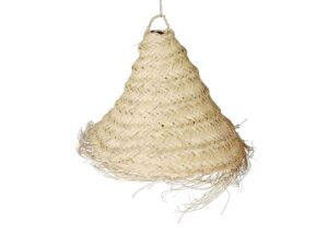 Conical Seagrass Lampshade for hire