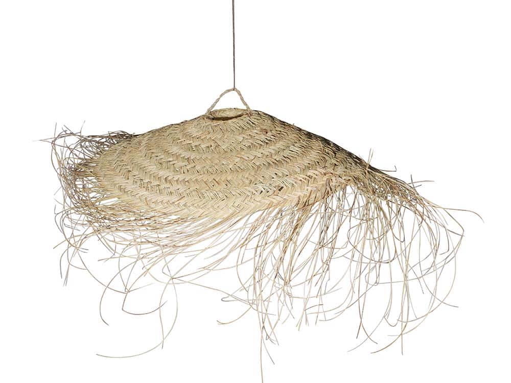 Parasol Seagrass Lampshade for hire