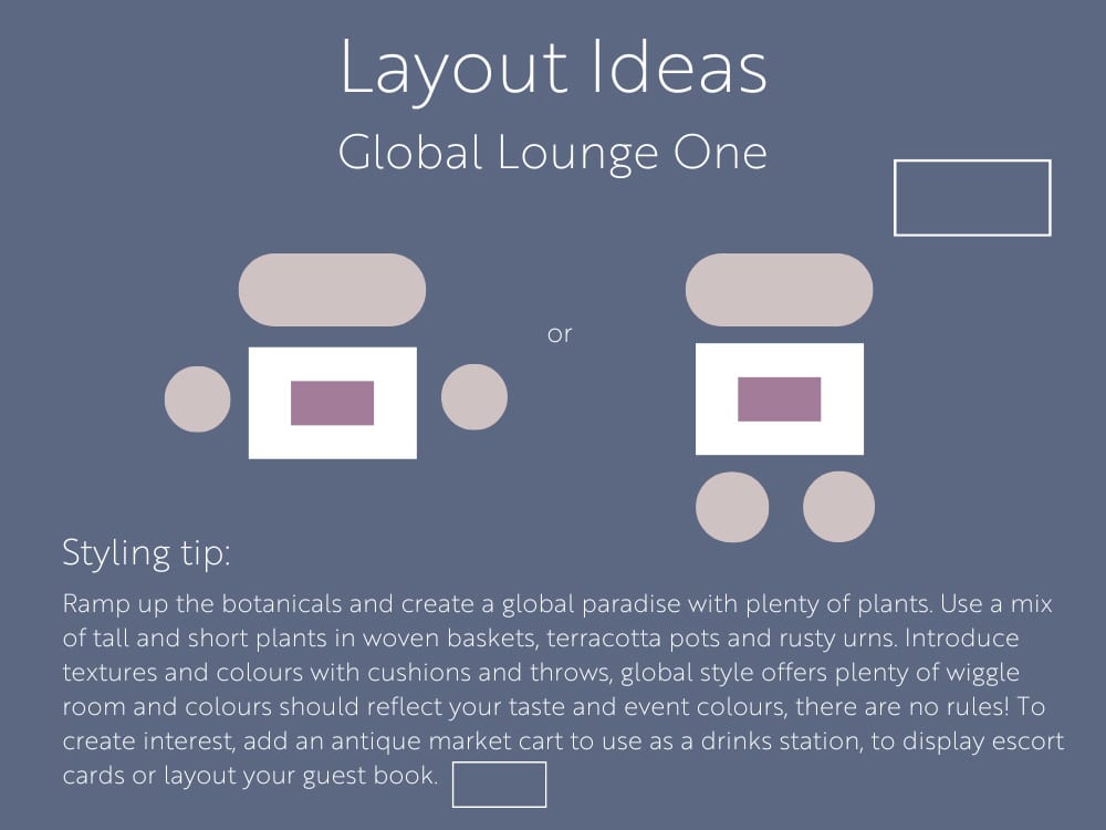 Lounge Furniture Hire Package