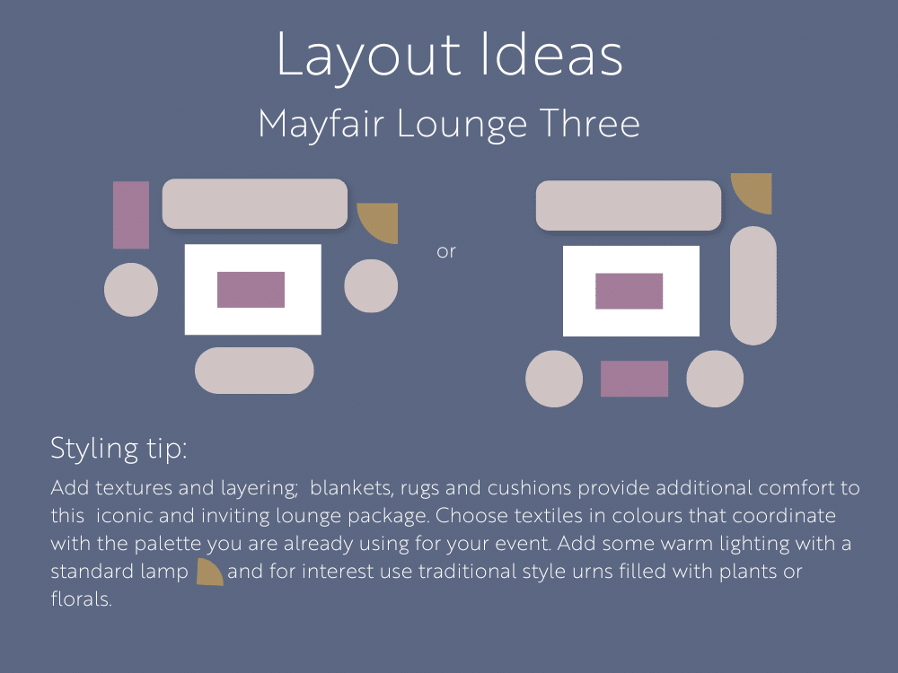 Lounge Furniture Hire Package