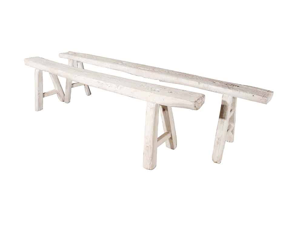 Bleached Bench for Hire