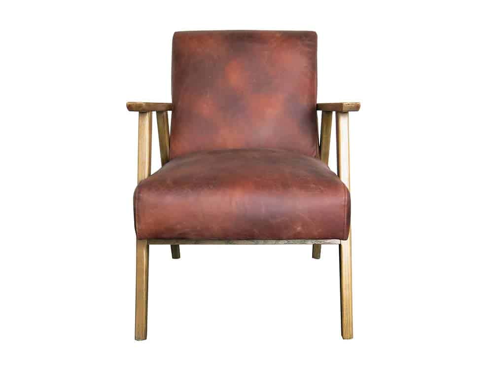 Danish Leather Armchair for Hire