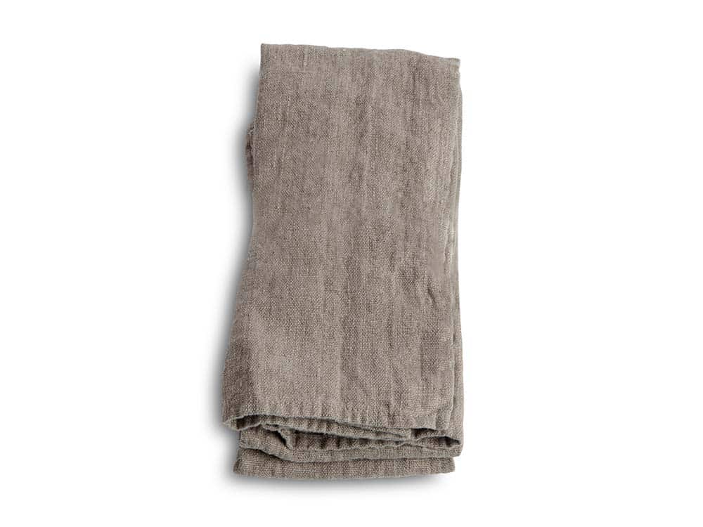 Pure Linen Napkin For Hire. Natural Beige
