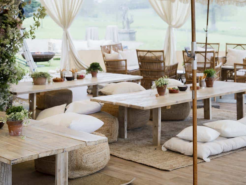 Jute Pouffe for hire