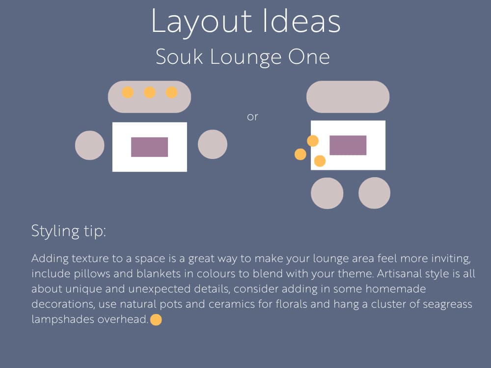 Souk Lounge Package, Outdoor & Garden Furniture for Hire