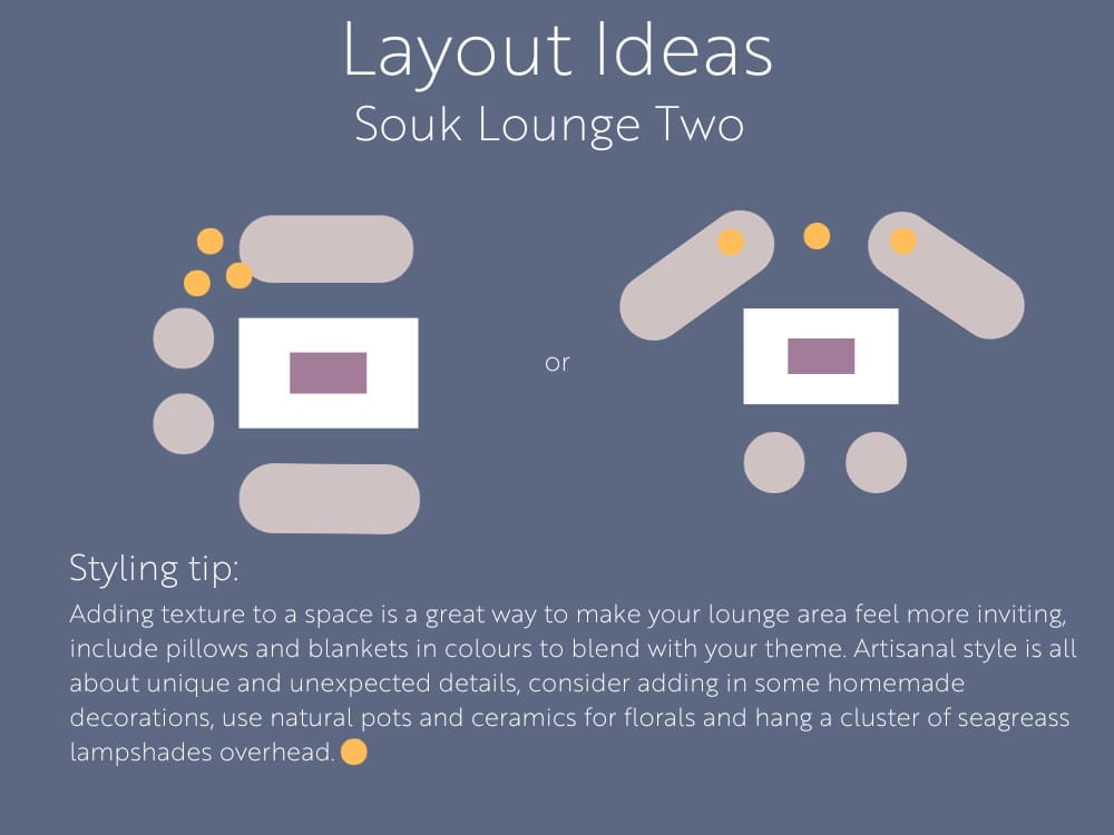 Souk Lounge Package, Outdoor & Garden Furniture for Hire