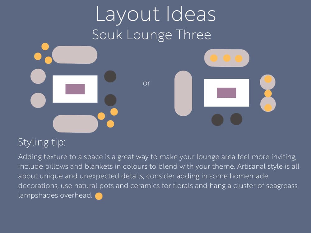 Souk Lounge Package, Outdoor & Garden Furniture for Hire