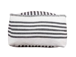 Stripe Pouf for Hire