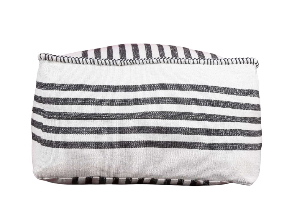 Stripe Pouf for Hire