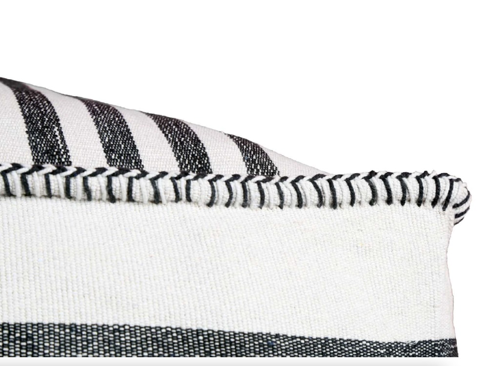 Stripe Pouf for Hire