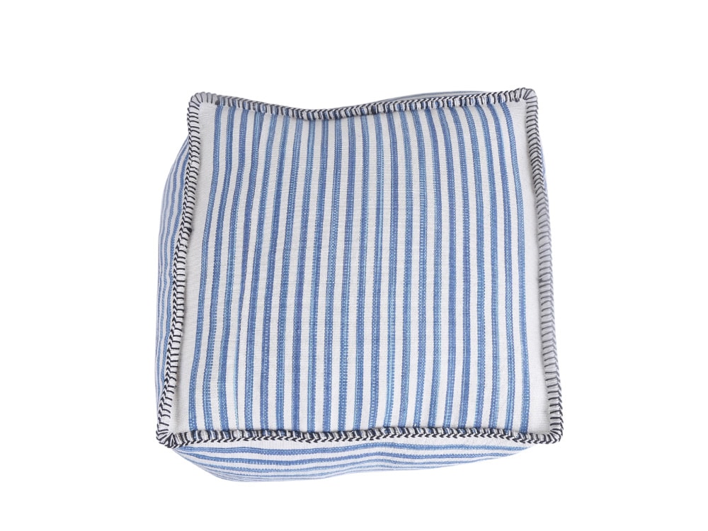 Stripe Pouf for Hire
