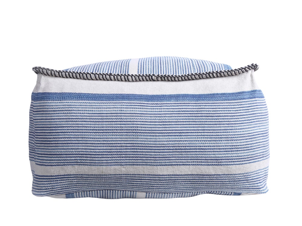 Stripe Pouf for Hire
