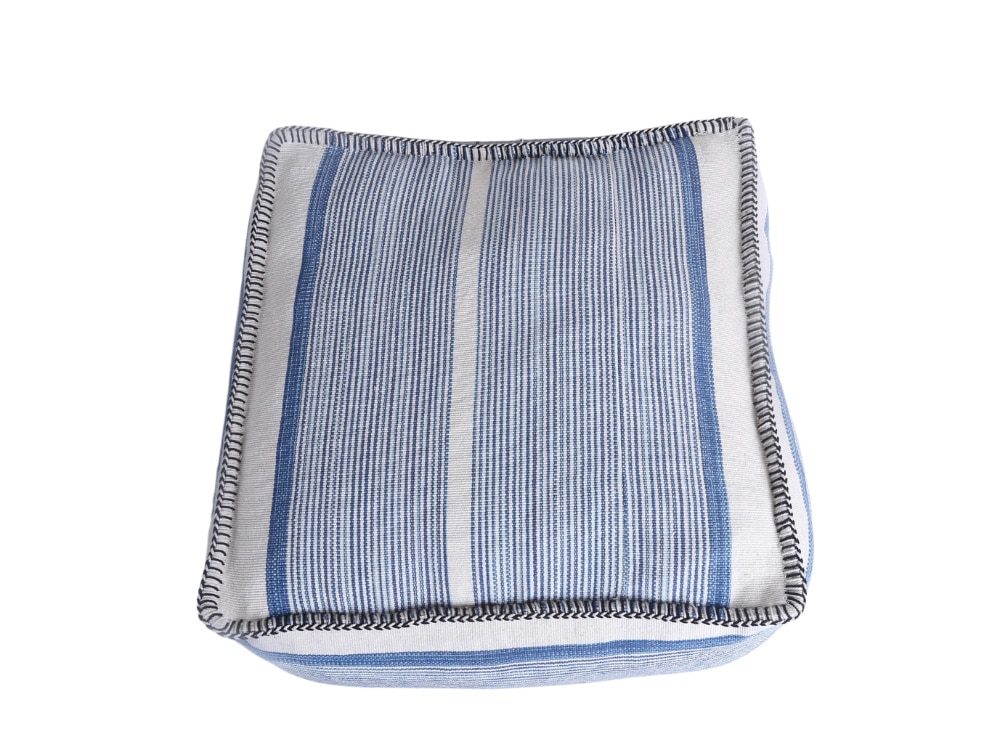 Striped Pouf for Hire