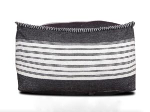 Striped Pouf for Hire