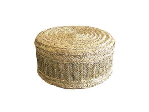 Seagrass Floor Pouf Hire