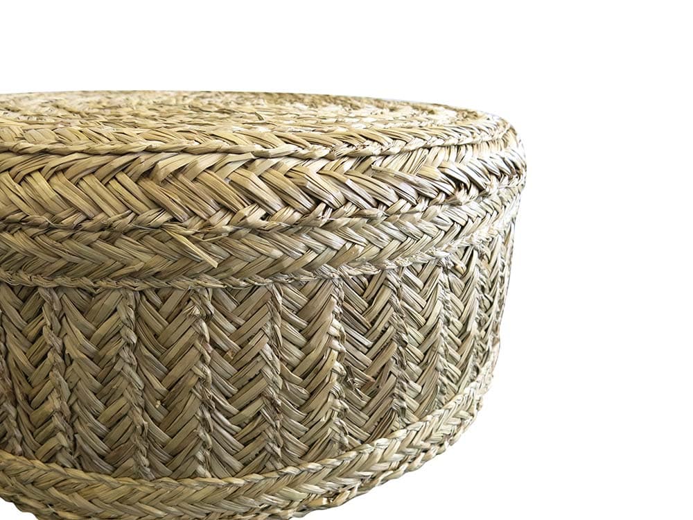 Seagrass Floor Pouf Hire