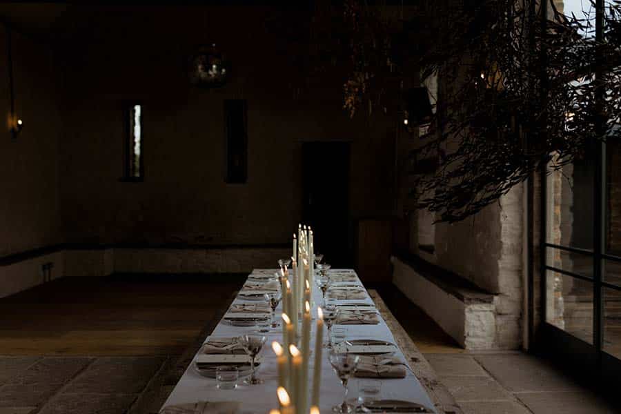 Artful Restraint – A Modern, Autumnal Reception in Wales