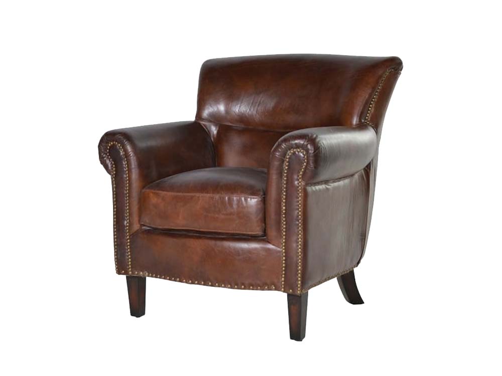 Leather Club Armchair for Hire