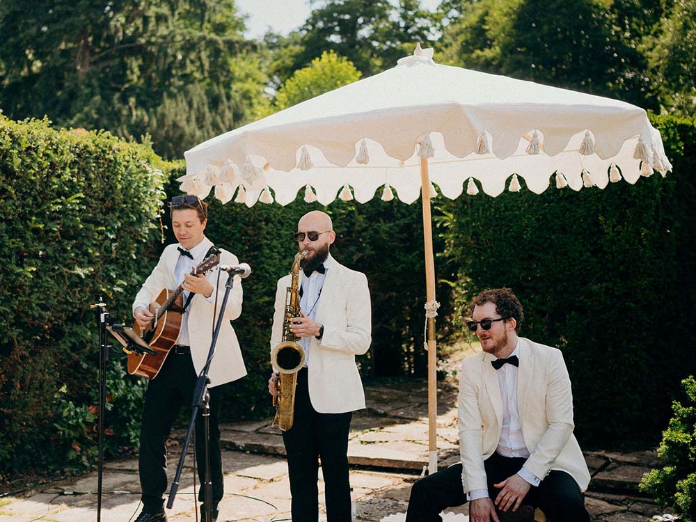 White Parasol for Hire