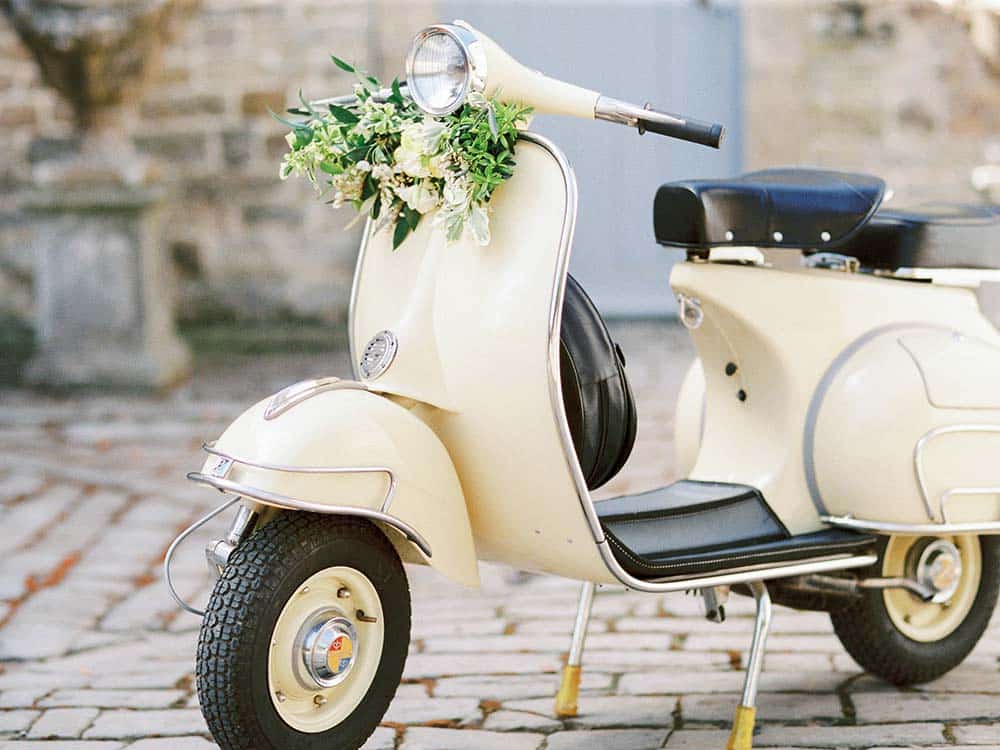 Cream Scooter for Hire