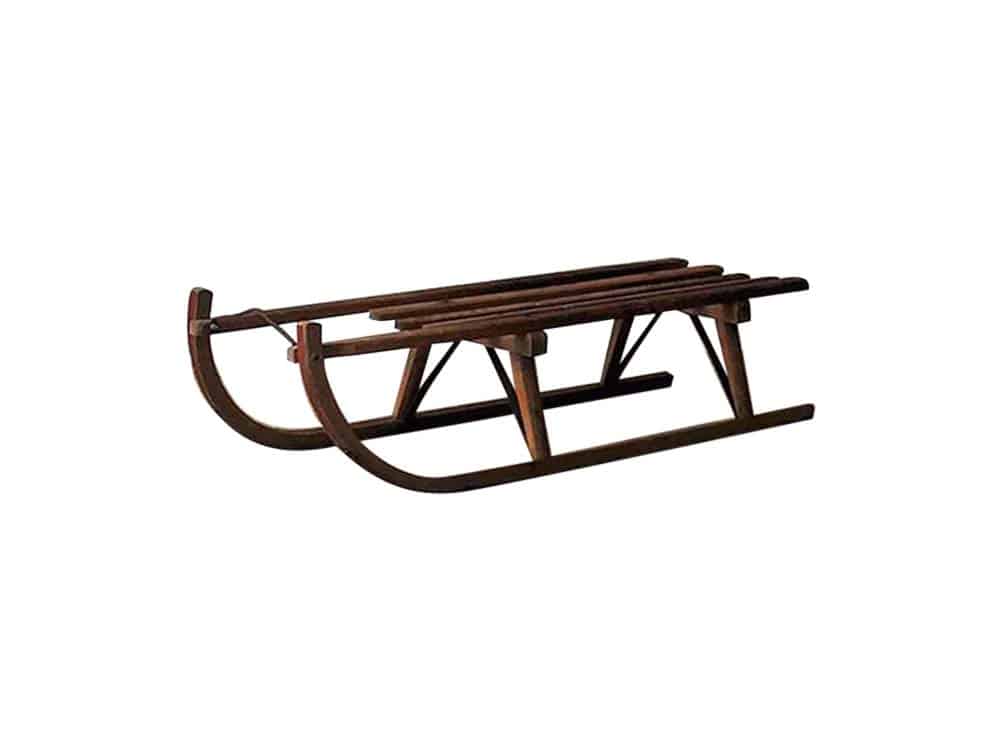 Vintage Wooden Sledge for Hire