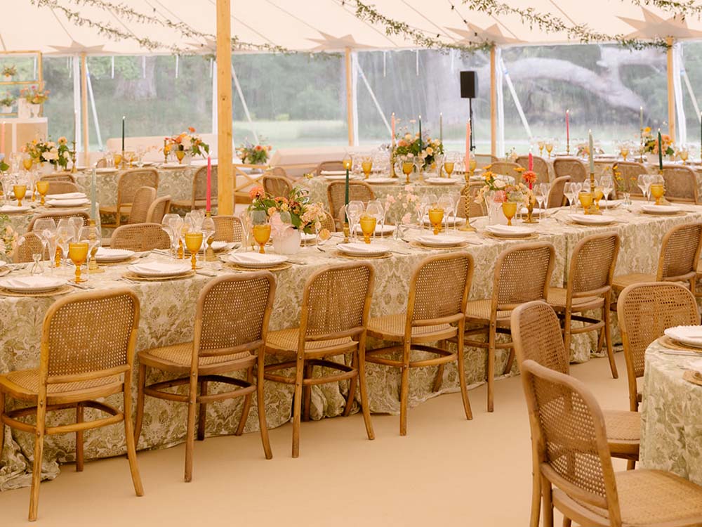 Rattan chair for hire Devon, Somerset, South West