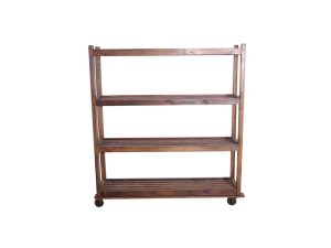 Wooden Slatted Shelf for Hire