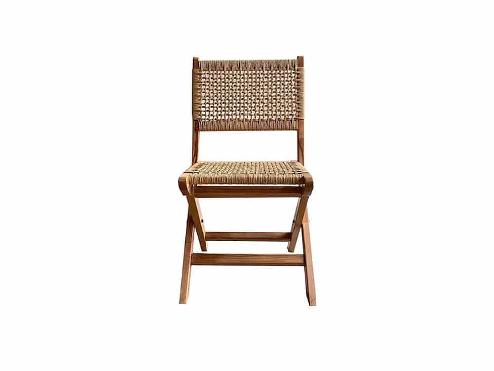 Wood and Rattan Folding Chairs for Hire London, Surrey, Berkshire