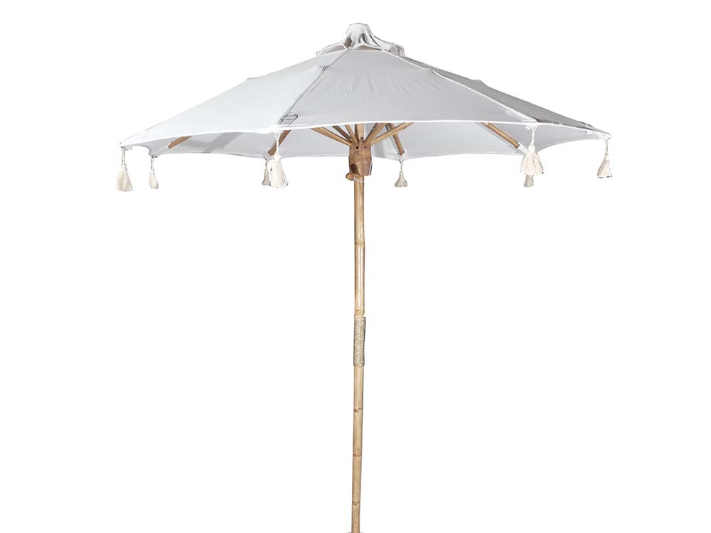 White Linen Parasol for Hire