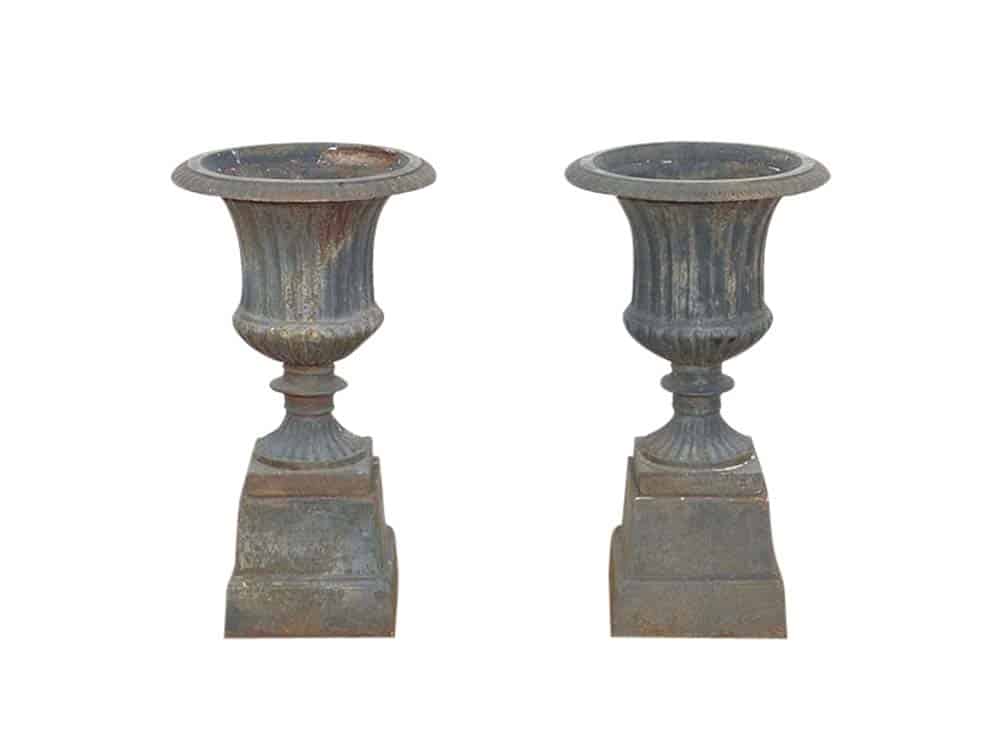 Cast Iron Vintage Urns for Hire