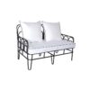 Bardot Two Seater 1 c Luxury Metal Outdoor Furniture for Hire