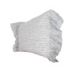 Cannes Navy 2 a Navy & White Stripe Linen Cushions for Hire