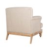 Banchory Image 3 a Linen Upholstered Armchair for Hire