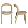 Clova Chair Image 2 a Mahogany Dining Chair Hire