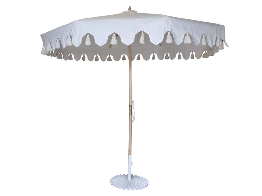 White Parasol for Hire