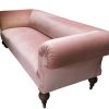 Picasso Blush Image 1 a Victorian Fabric Sofa for Hire
