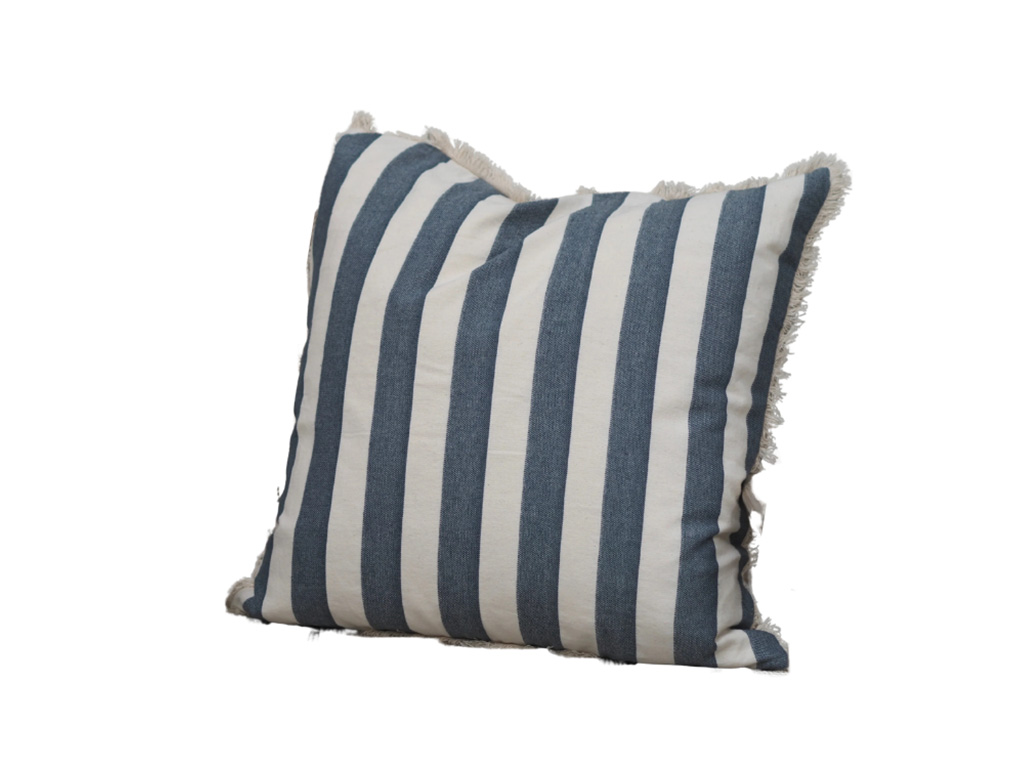 Navy Stripe Cushion Hire