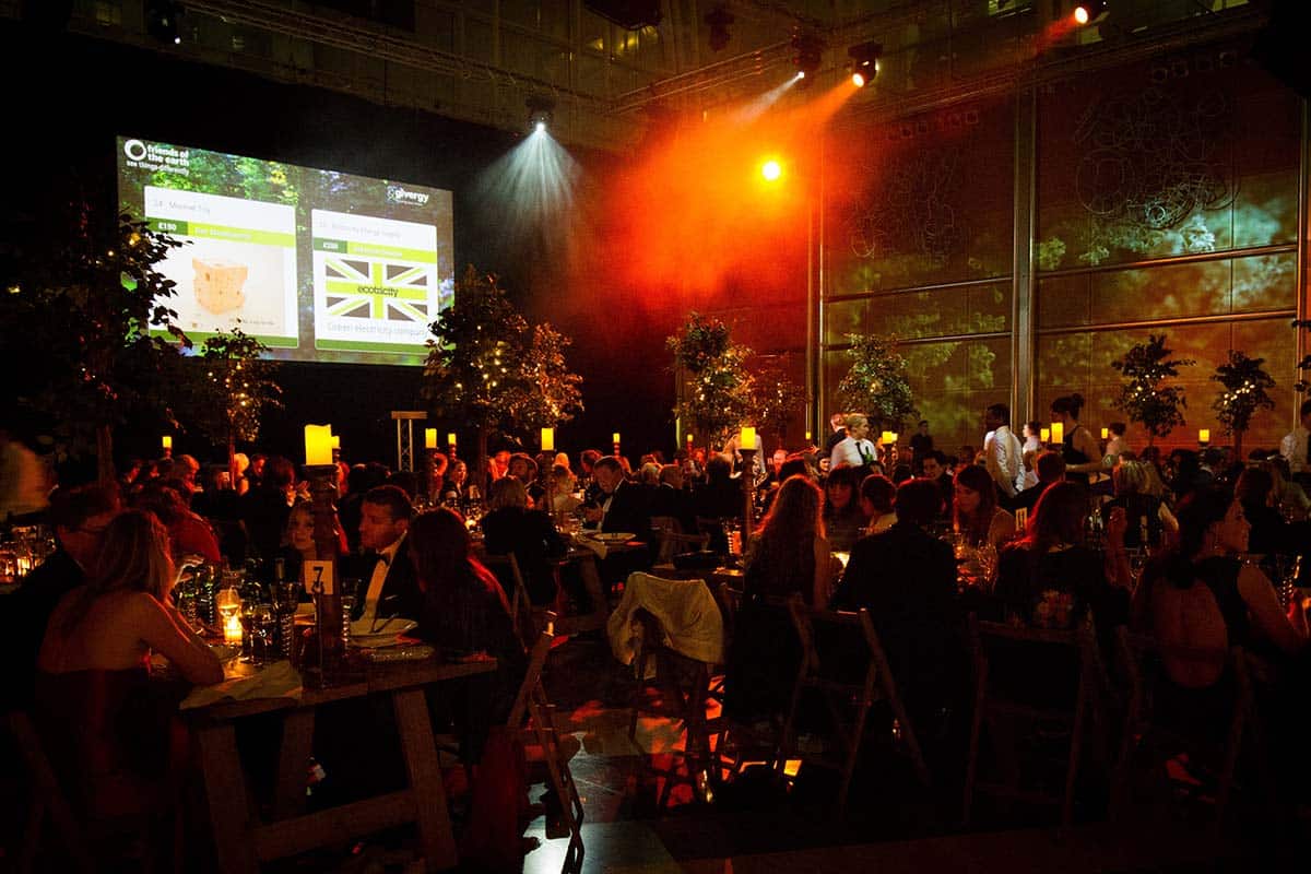 VVH sponsor Friends Of The Earth Extraordinary Banquet