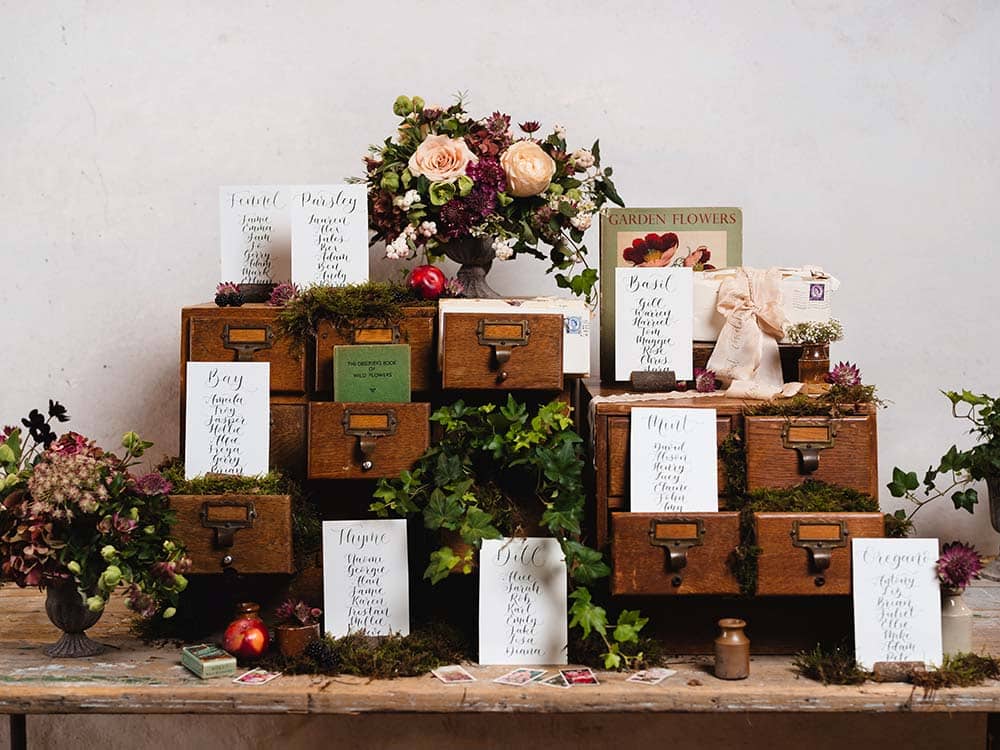 Vintage Wooden Drawers for Hire London