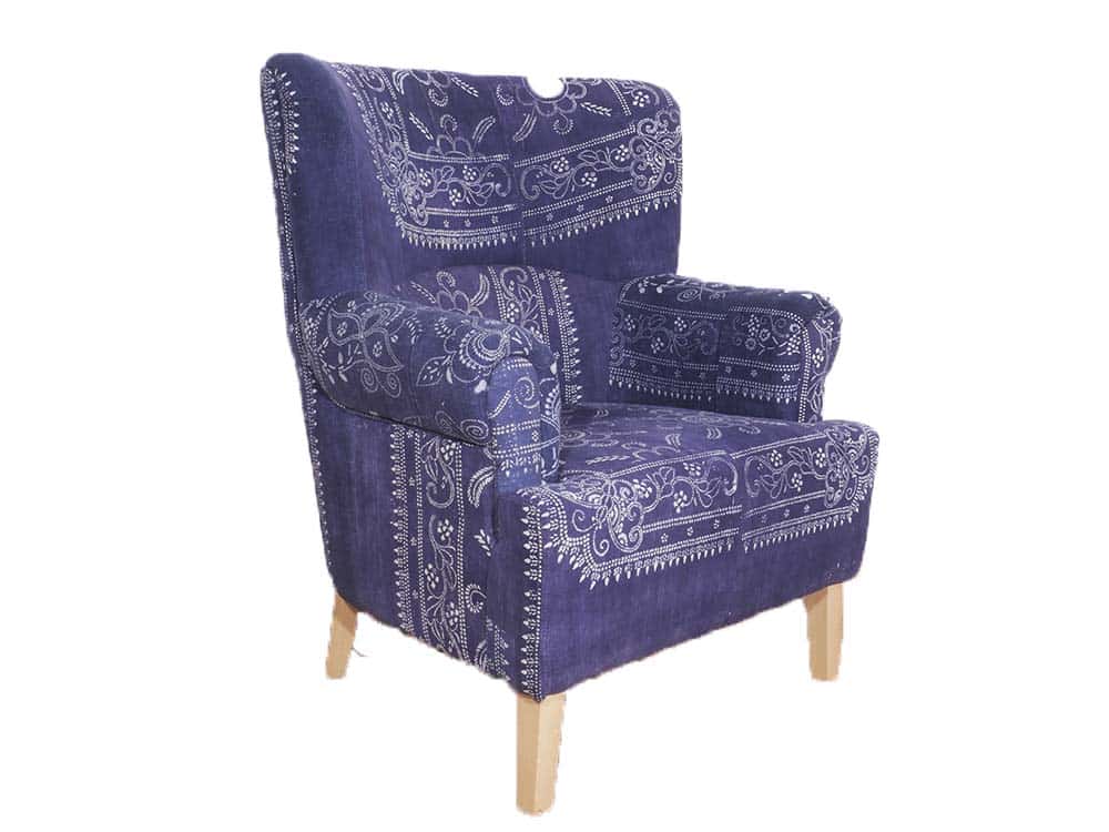 Upholstered Antique Chair for Hire Edinburgh, Scotland