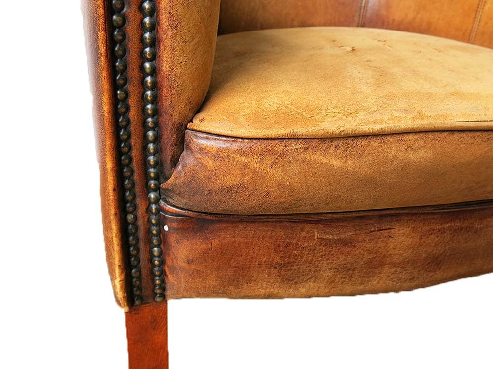 Vintage Leather Armchair for Hire Scotland