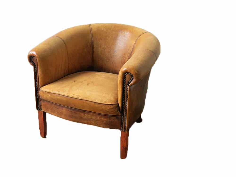 Vintage Leather Armchair for Hire Scotland