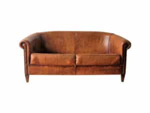 Tan Leather Sofa for Hire Scotland