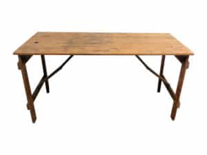 Wooden Table for Hire Scotland