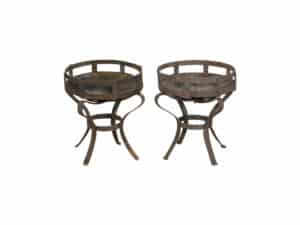 Rustic Metal Fire Pit for Hire