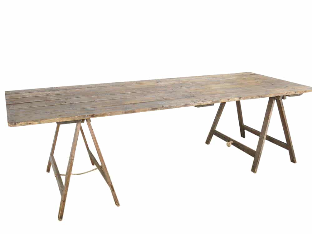 Vintage Trestle Tables for Hire Berkshire