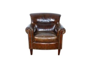Brown Leather Chair for Hire